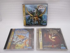 SEGA SATURN Panzer Dragoon I, II (ZWEI) & RPG AZEL 3 Jeux Set Import Japon SS