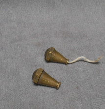 Paire d'Anciens Glands de rideaux tentures en bronze déco