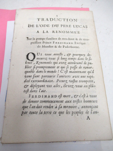 Joannes lucas odes renommee - lucas,