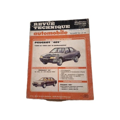 Revue technique rta peugeot - revue,