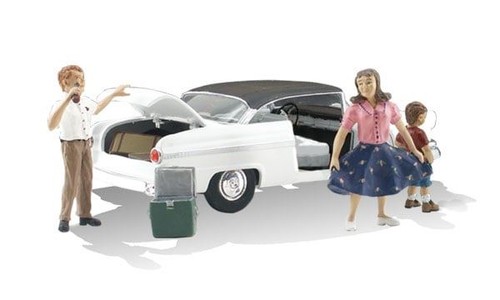 Figures pit stop voiture - pit, et