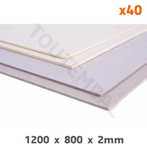 Carton compact gris - , 2