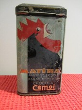 Boite tôle Matina Cémoi Chicorée 1930