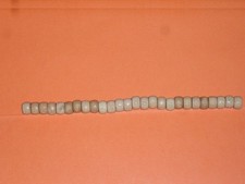 Perle bois avec lettre - perle,