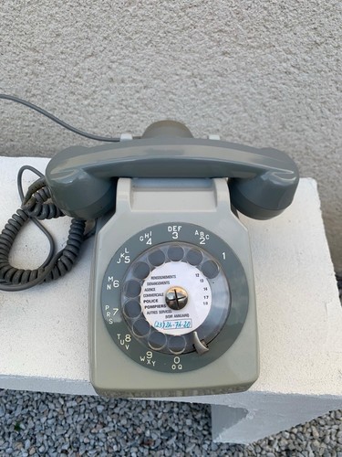 Téléphone fixe vintage - , à