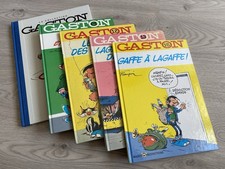 Lot de 5 BD Gaston Lagaffe en