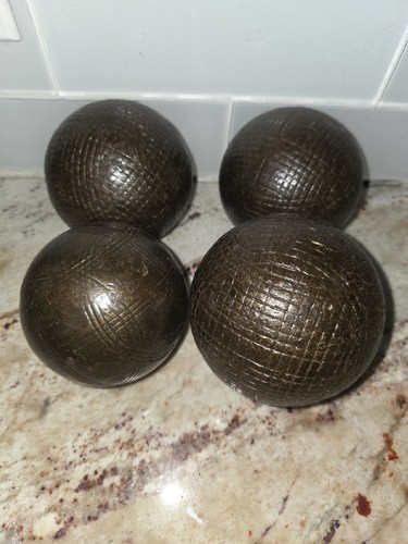 Antique boule balls set - balls,