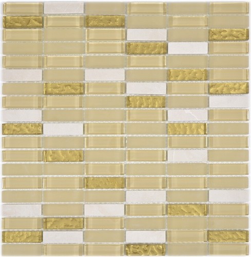 Verre pierre mélange beige - pierre,