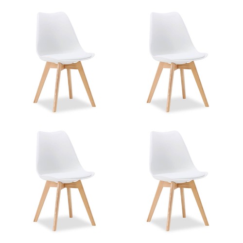 Chaises cuisine blanc - de,
