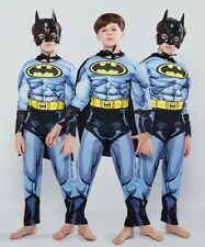 Cosplay Batman Déguisement Enfant Costume Carnaval pyjama Dc Comics Tenue Hero