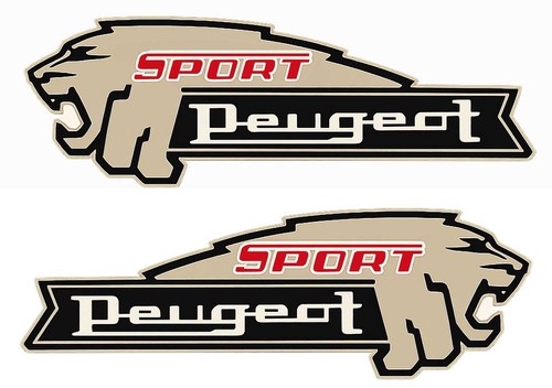 Sticker logo peugeot sport - 2,