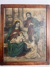 PEINTURE NAÏVE, HUILE SUR