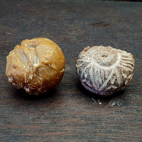 Lot grosses perles anciennes - 2,