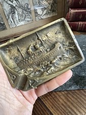 Vide Poche Bronze Vers 1900 Bateau & Marine