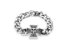 Imposant Bracelet biker crane