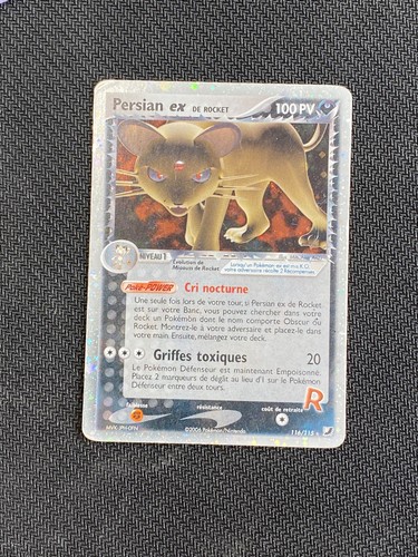 Carte pokémon persian - carte, ex