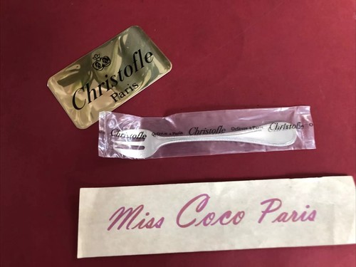 Fourchette huître christofle - fourchette,