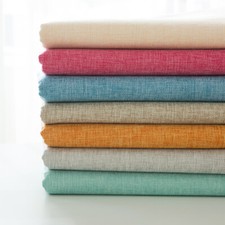 Coton Lin Nappe Épais Nappe Tissu Cuisine Uni Table Tissu Fête