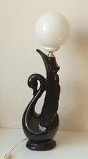 lampe table sculpture resine
