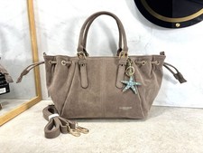 Sac à main Taupe suédé et