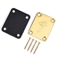 neck plate FENDER F logo GOLD / doré