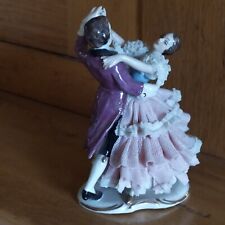 Porcelaine de Dresden Saxe Danseurs homme & femme