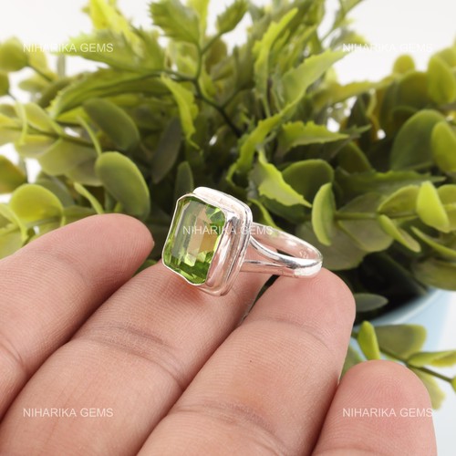 Bague solitaire naturelle - bague,