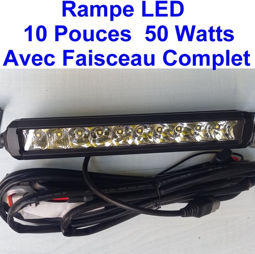 Rampe barre led 50w - led, 10"