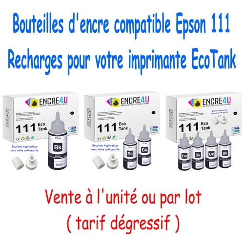 Bouteilles encre compatible - bouteilles, d'encre