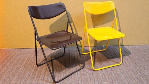 Paire chaises pliantes des - paire, de