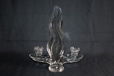 Ancien bougeoir en verre