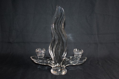 Ancien bougeoir verre - bougeoir,