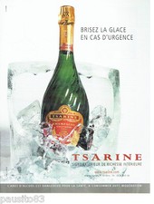 PUBLICITE ADVERTISING 016  2008  Tsarine champagne Chanoine