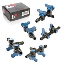 5x Double Embout Système D'Arrosage Pièce en T Raccord de Tuyau Ø 16x16x16 MM