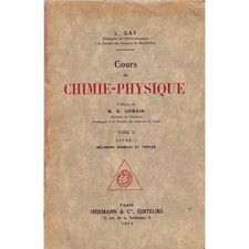 COURS DE CHIMIE PHYSIQUE /L