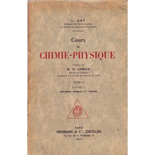 Cours chimie physique - de,