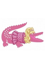Art Shirt  "Barbie Croc" -