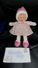doudou peluche poupée lutin Mlle Mademoiselle Cassis rose COROLLE