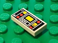 LEGO Tile 1x2 with Red and