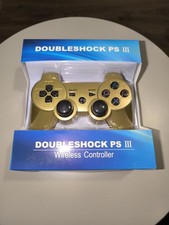 Manette de jeu PS3 sans fil 6 Axes Manette de console pour Playstation 3 Doré