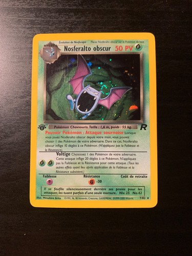 Carte pokémon nosferalto - carte,