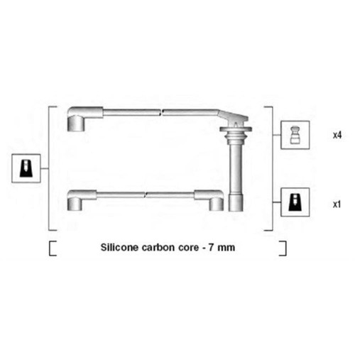 Magneti marelli kit câbles - magneti,