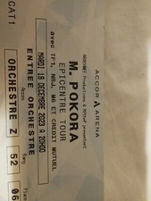 1 place concert M Pokora 19/12/2023
