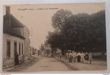Villadin (Aube) - La Place et la Grande Rue
