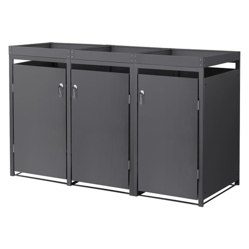 Abri pour bacs cache - abri, 3