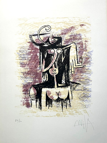 Wilfredo lam lithographie - lam,