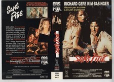 jaquette video(seul sans vhs)-SANS PITIE-C B S-KIM BASINGER-RICHARD GERE