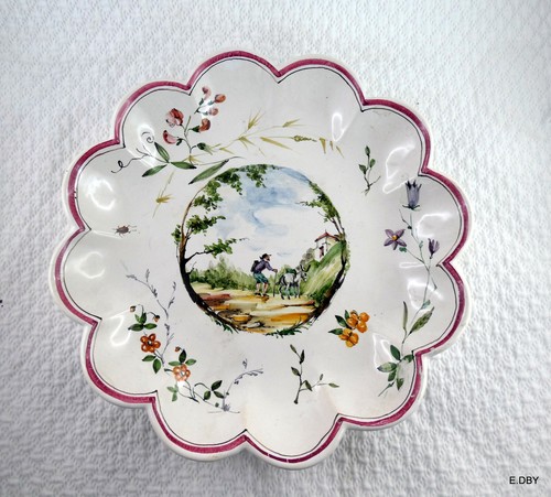 Assiette moustiers lallier - assiette,