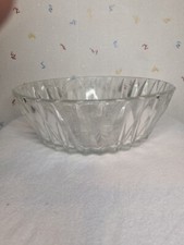 Belle Coupe fruits France saladier verre moulé  Vintage - NEUVE d'époque