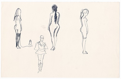 Dessin original érotique - , de